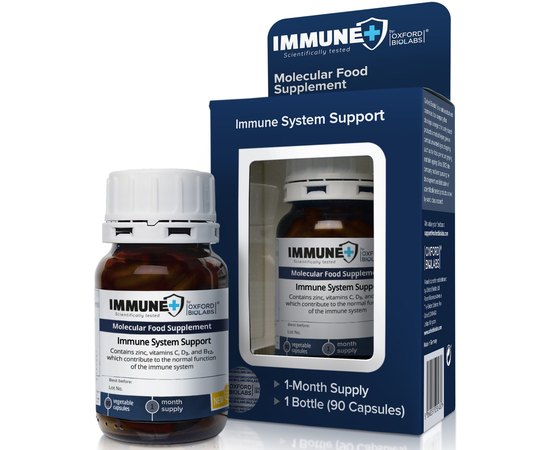 Молекулярна дієтична добавка для імунітету Immune+, 90 caps, фото 