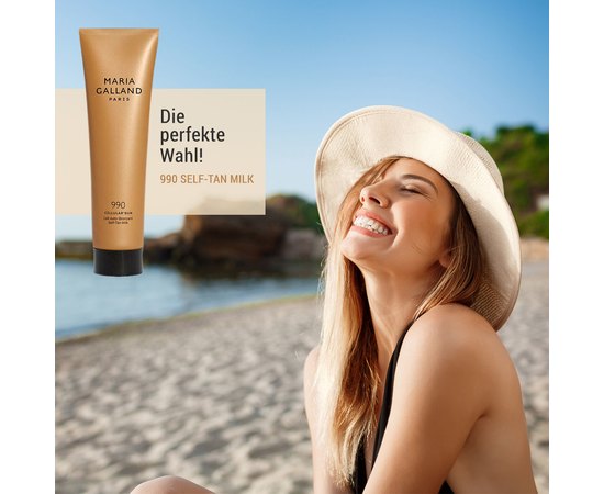 Молочко для автозагара Maria Galland 990 Cell'Sun Self Tan, 150 ml, изображение 3