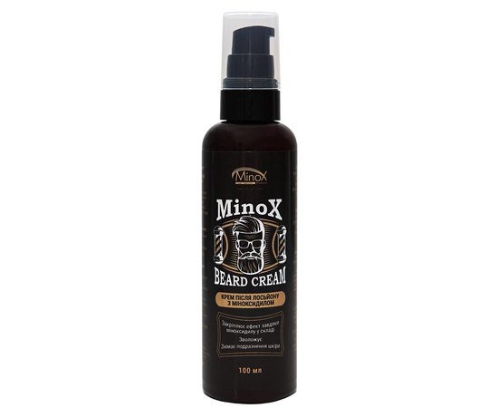Крем після лосьйону з міноксидилом Minox Beard Cream, 100 ml, фото 