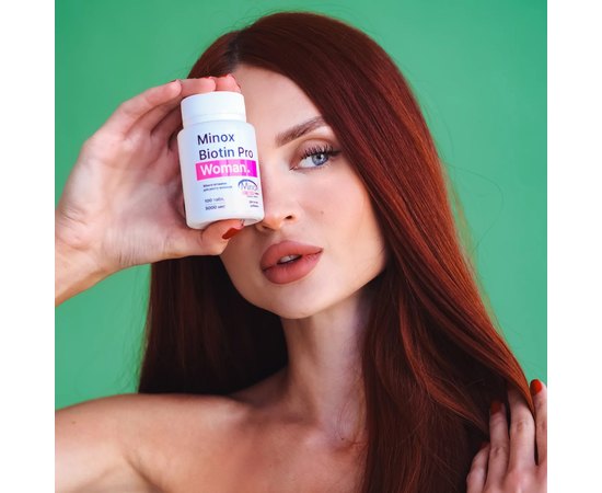 Вітаміни жіночі для росту волосся Minox Biotin Pro Woman, 100ps, фото _ab__is.image_number.default