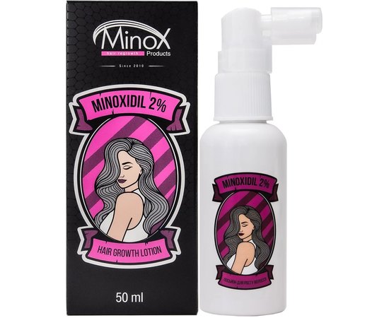 Лосьйон для росту волосся  Minox Hair Growth Lotion Minoxidil 2%, 50ml, фото 