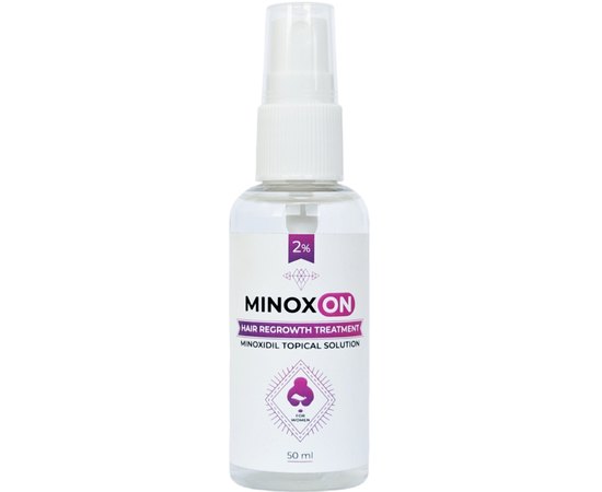 Лосьйон жіночий для росту волосся Minoxon Minoxidil 2%, 50 ml, фото 