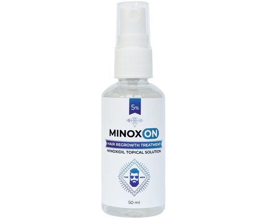 Лосьйон чоловічий для росту волосся Minoxon Minoxidil 5%, фото 