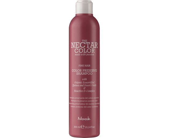 Nook Nectar Color Preserve Shampoo Шампунь Стійкість кольору для тонких і нормального волосся, 300 мл, фото 