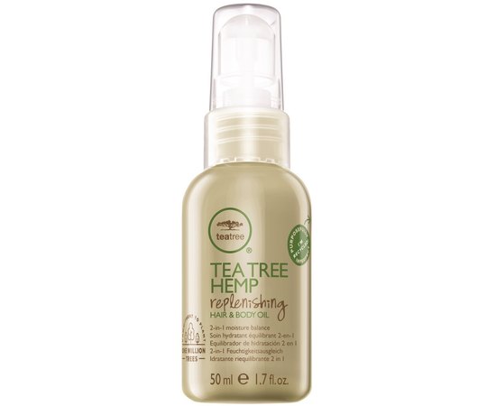Питательное масло для волос и тела Paul Mitchell Tea Tree Hemp Replenishing Hair & Body Oil, 50 ml