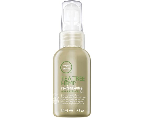 Питательное масло для волос и тела Paul Mitchell Tea Tree Hemp Replenishing Hair & Body Oil, 50 ml, изображение 2