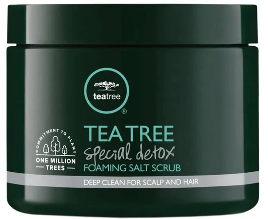 Скраб для волосся і шкіри голови Paul Mitchell Tea Tree Special Detox Foaming Salt Scrub, 184 ml, фото 