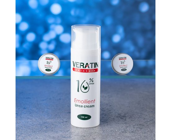 Смягчающий крем с мочевиной Veratin Skin Care Emollient Urea Cream, изображение 2