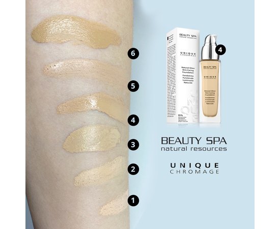Тональний крем-флюїд Хромаж Юнік SPF 15 з ефектом адаптації до тону шкіри Beauty Spa Chromage Unique, 30 ml, фото _ab__is.image_number.default