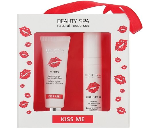 Гіалуроновий анті-ейдж набір для губ Кісс Мі з ефектом Ботоксу Beauty Spa Kiss Me Kit, фото 