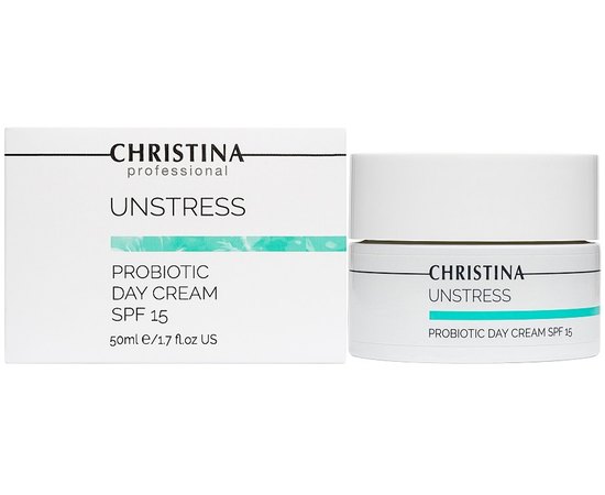 Дневной крем с пробиотическим действием SPF15 Christina Unstress Probiotic Day Cream SPF15, 50 ml, изображение 3