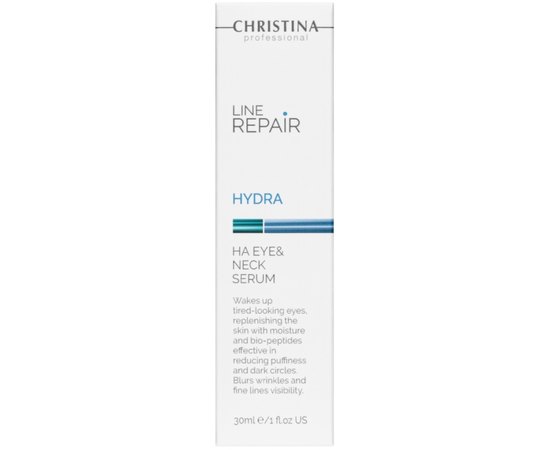 Сыворотка для кожи вокруг глаз и шеи с HA Christina Line Repair Hydra HA Eye & Neck Serum, 30 ml, изображение 2