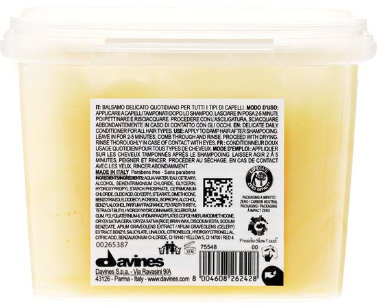 Кондиционер деликатный увлажняющий Davines Dede Сonditioner, 250 ml, изображение 2