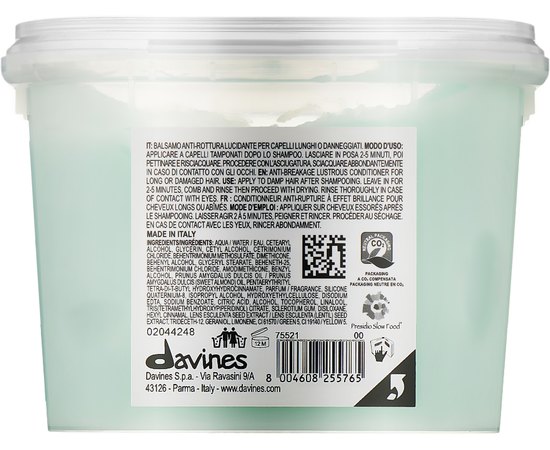 Кондиционер для ломких волос Davines Melu Conditioner, 250 ml, изображение 2