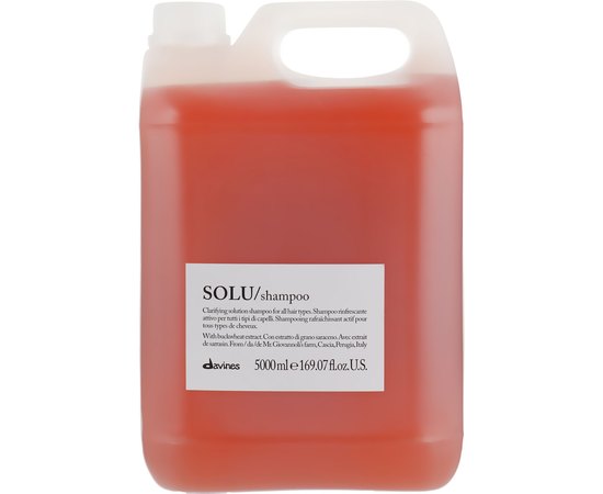 Активно освежающий шампунь для глубокой очистки волос Davines Solu Shampoo, изображение 3