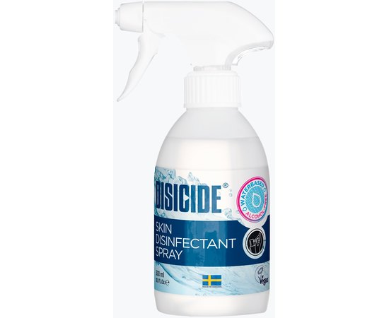 Дезинфекция кожи рук, тела, ног до и после салонов Disicide Skin Disinfectant Spray, изображение 2