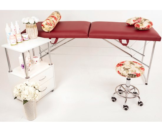 Стол-тележка косметологическая с выдвижными ящиками Тор Kushetka, изображение 3