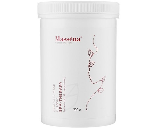 Альгинатная маска SPA-терапия с лавандой и маслом розмарина Massena Alginate Mask SPA Therapy Lavander & Rosemary, 300 g