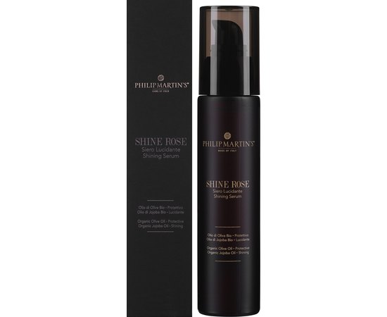 Органическая сыворотка для блеска Philip Martin's Shine Rose, 50 ml, изображение 3