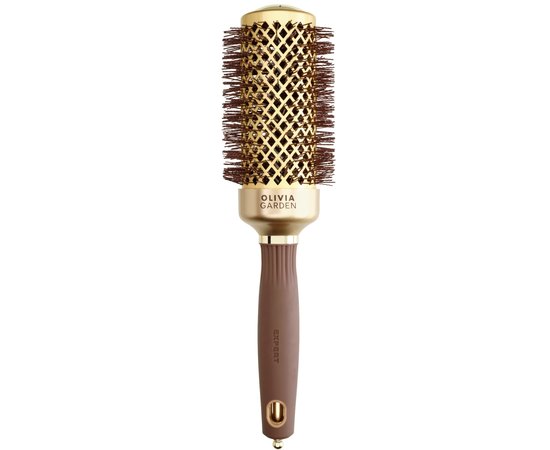 Брашинг для волос Оlivia Garden Expert Blowout Shine Wavy Bristles Gold&Brown, изображение 5