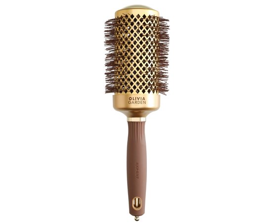 Брашинг для волос Оlivia Garden Expert Blowout Shine Wavy Bristles Gold&Brown, изображение 6