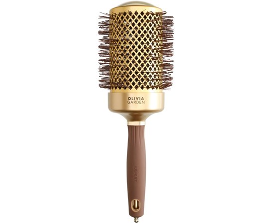 Брашинг для волос Оlivia Garden Expert Blowout Shine Wavy Bristles Gold&Brown, изображение 7