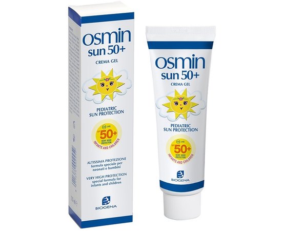 Детский солнцезащитный крем с первых дней Biogena Osmin Sun SPF50, 90 ml