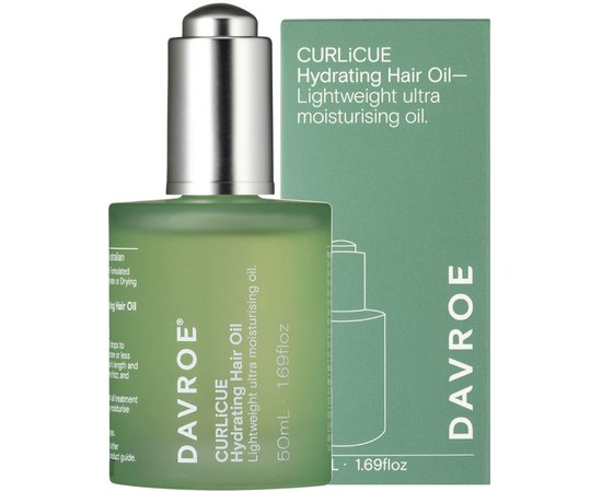 Ультралегкое увлажняющее масло для волос Davroe Curlicue Hydrating Hair Oil, 50 ml, изображение 2