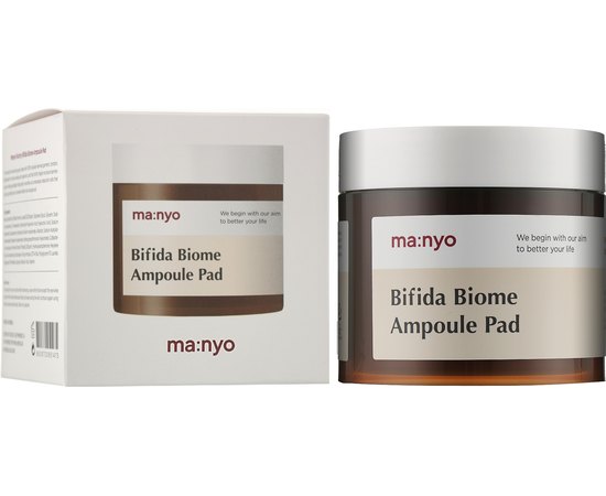 Тонер педи для захисту та відновлення біому шкіри Manyo Bifida Biome Ampoule Pad, 70 ea, фото _ab__is.image_number.default