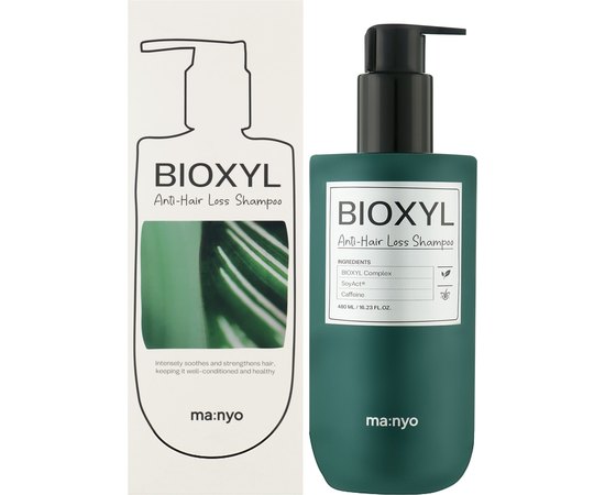 Шампунь против выпадения волос с комплексом Manyo Bioxyl Anti-Hair Loss Shampoo, 480 ml, изображение 2