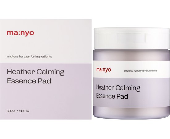 Педы успокаивающие с экстрактом вереска Manyo Heather Calming Essence Pad, 60 ea, изображение 2