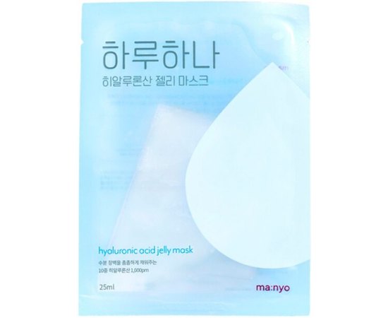 Маска тканевая для увлажнения кожи Manyo Hyaluronic Acid Jelly Mask, 1 ea, изображение 3