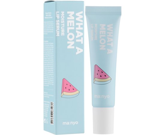 Сыворотка для губ увлажняющая с арбузом Manyo What A Melon Moisture Lip Serum, 10 ml, изображение 2