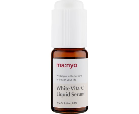 Сироватка освітлювальна з вітаміном C Manyo White Vita C Liquid Serum, 10 ml, фото 