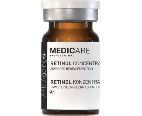 Уплотнительная сыворотка с ретинолом 2% Medicare Anti-Ageing+ Retinol Concentrate 2% Advanced Renew Essention, 2*5 ml
