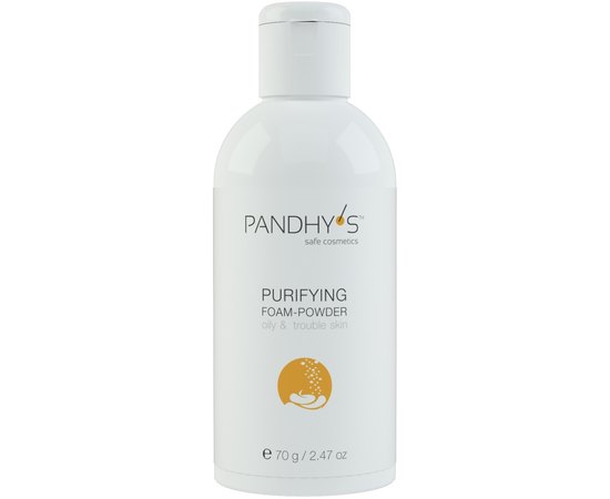 Pandhy's Purifying Foam-Powder for oily & trouble skin Очищаюча пудра для жирної проблемної шкіри, 100 г, фото 