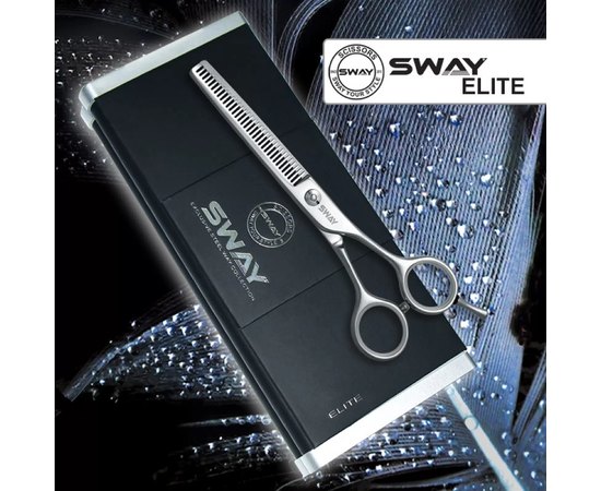 Двухсторонние филировочные ножницы Sway Elite 110 26060 6", изображение 3