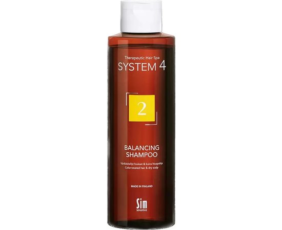 Шампунь №2 для сухих, окрашенных и поврежденных волос Sim Sensitive S4 2 Balancing Shampoo, изображение 2