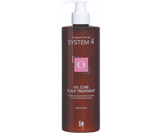 Пилинговая маска «О» для очищения кожи головы Sim Sensitive S4 Oil Cure, изображение 3