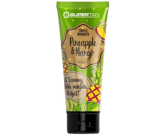 Лосьон с бронзаторами 3X SuperTan Pineapple & Mango, изображение 3