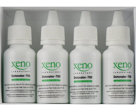 Сыворотка от очаговой и других форм аутоиммунной алопеции Xeno Laboratory Detonator, 4x30 ml, изображение 3