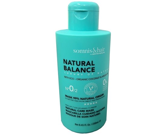 Маска из 99% натуральных ингредиентов для всех типов волос Somnis Hair Mask 99% Natural Origin, 250 ml