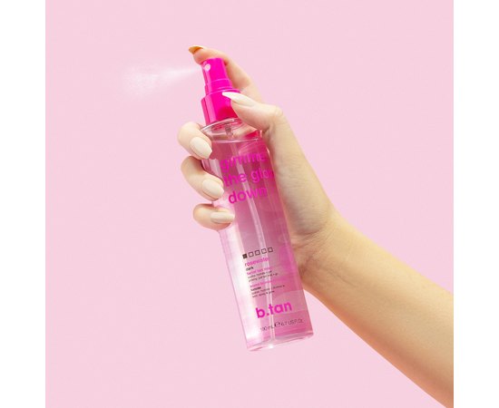 Автозагар с прозрачными бронзантами B.tan Gimme The Glow Down Facial Tan Mist, 190 ml, изображение 3