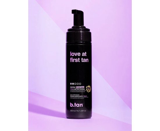 Мусс для автозагара B.tan Love At First Tan Self Tan Mousse, 200 ml, изображение 3