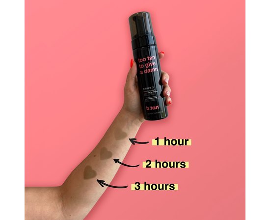 Мус для автозасмаги B.tan Too Tan To Give A Damn Self Tan Mousse, 200 ml, фото _ab__is.image_number.default