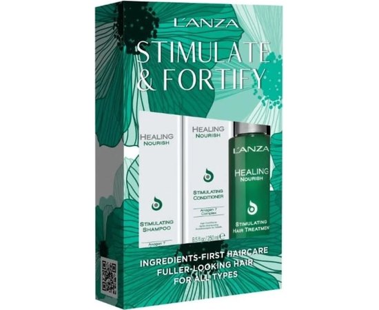 Набор восстанавливающих средств для волос L'anza Healing Nourish Stimulating Holiday Trio Box