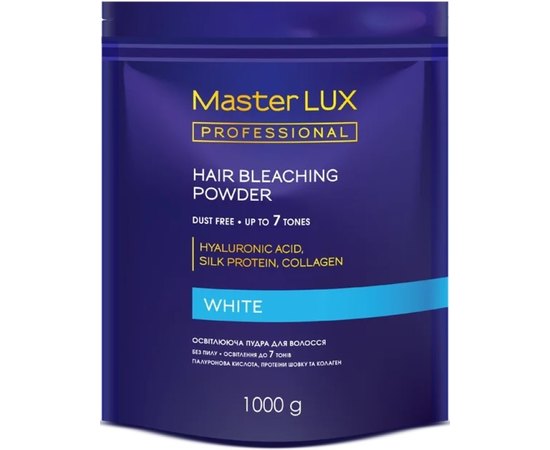 Осветительная пудра Master Lux Professional White Hair Bleaching Powder, изображение 2