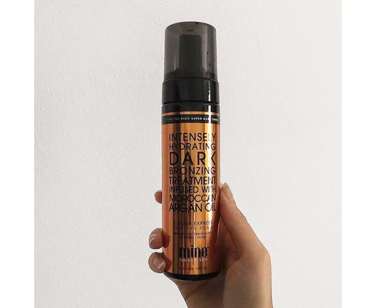 Мусс для мгновенного автозагара на основе натурального DHA и арганового масла MineTan Moroccan Self Tan Foam, 200 ml, изображение 3