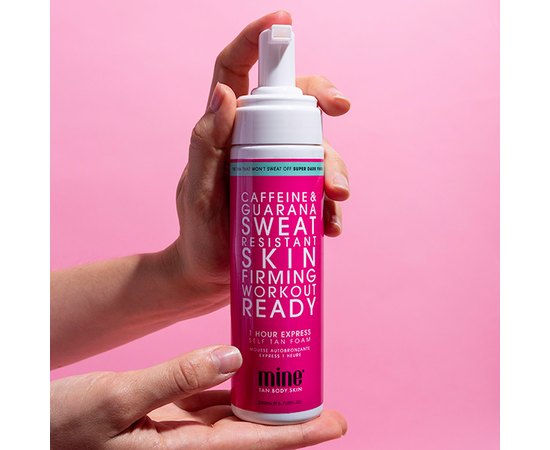 Мусс для мгновенного автозагара Стойкая формула MineTan Workout Ready Self Tan Foam, 200 ml, изображение 3