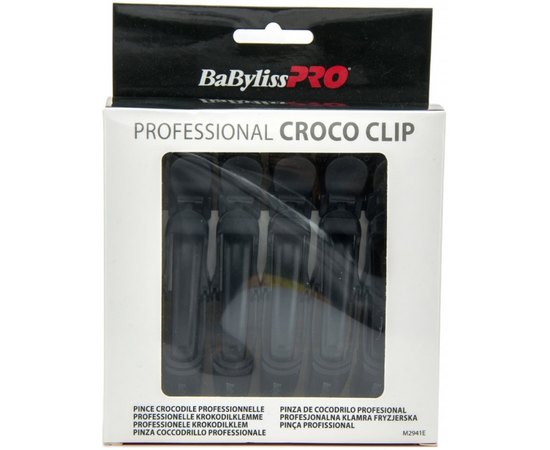 Перукарські затискачі BaByliss PRO Croco Clip M2941E, фото _ab__is.image_number.default